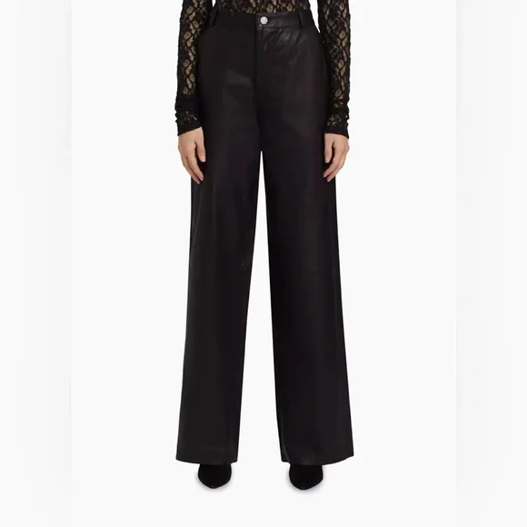 Frame
Leather Wide-Leg Pants - Picture 3 of 15
